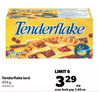 Real Canadian Superstore Tenderflake lard offer