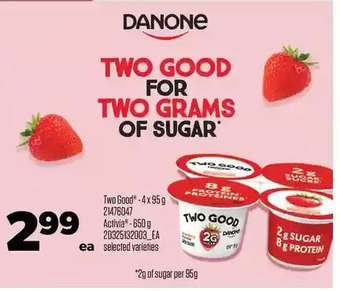 Real Canadian Superstore Danone two good | activia offer