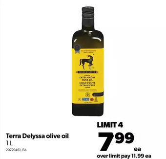 Real Canadian Superstore Terra delyssa olive oil offer