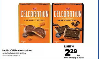 Real Canadian Superstore Leclérc célébration cookies offer