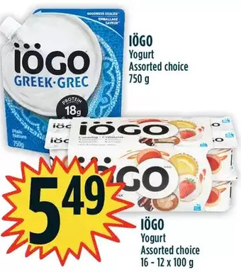 Marché Adonis Iögo yogurt offer
