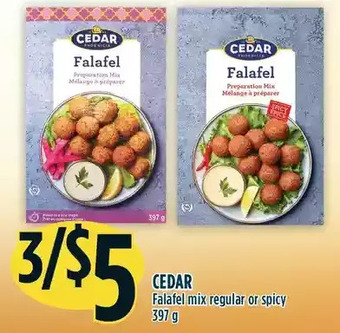 Marché Adonis Cedar falafel mix offer
