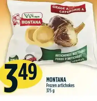 Marché Adonis Montana frozen artichokes offer