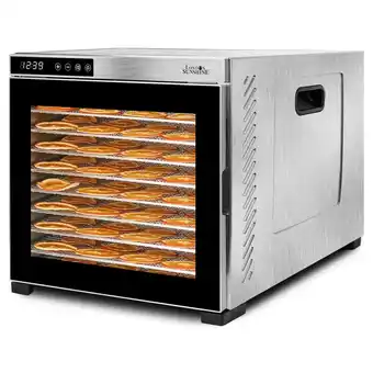Best Buy London sunshine® premium food dehydrator - 1000w - double wall stainless steel with temp glass window (10 trays) offer