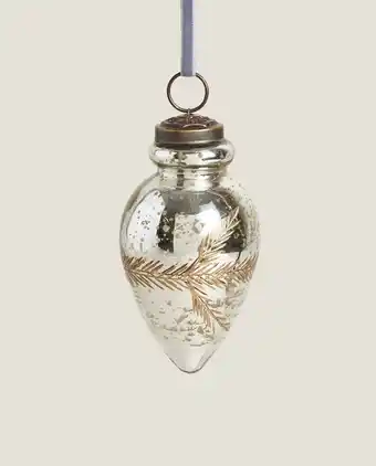 ZARA HOME Mercurized drop christmas ornament offer