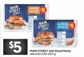 Sobeys Main Street Deli Sliced Meats offer