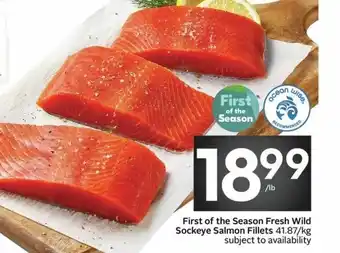 Sobeys First Of The Season Fresh Wild offer
