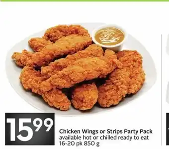 Sobeys Chicken Wings or Strips Party Pack offer