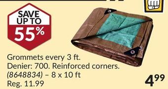 Princess Auto Poly tarps offer