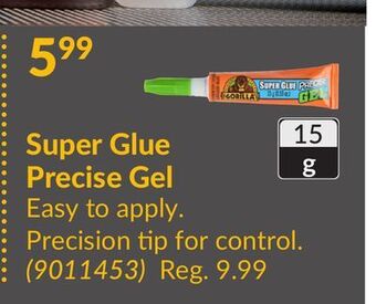 Princess Auto Super glue precise gel offer