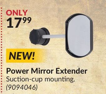 Princess Auto Power mirror extender offer