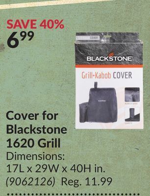 Princess Auto Cover for blackstone 1620 grill offer