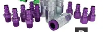 Princess Auto 14 pc 1/4 in. coupler and plug sets offer