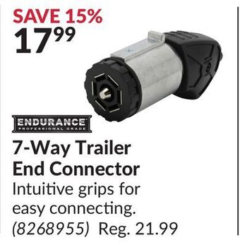 Princess Auto 7-way trailer end connector offer