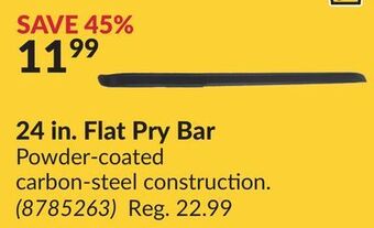 Princess Auto 24 in. flat pry bar offer