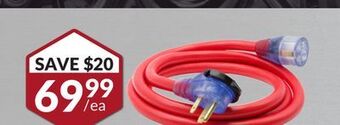 Princess Auto 10 ft 8/3 pro grip safety welding extension cords offer
