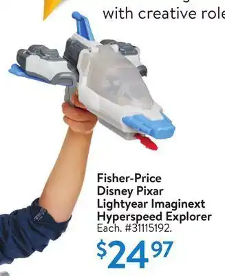 Walmart Fisher-price disney pixar lightyear imaginext hyperspeed explorer offer