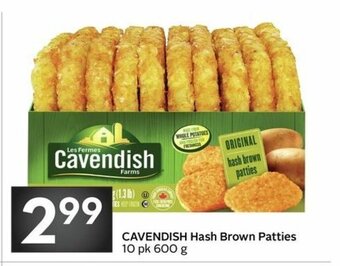 Sobeys Cavendish Hash Brown PAtties offer