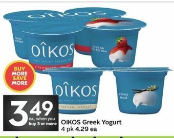 Sobeys Oikos Greek Yogurt offer
