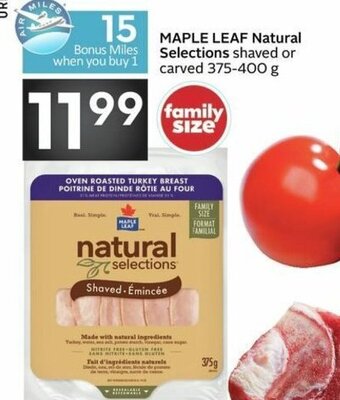 Sobeys Maple Leaf Natural Selections offer