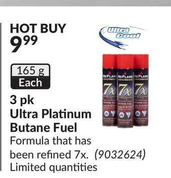 Princess Auto 3 pk ultra platinum butane fuel offer