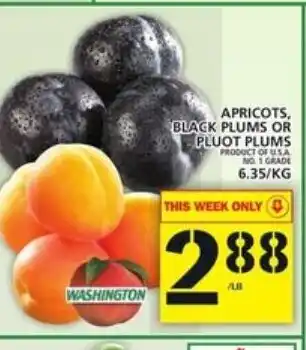 Food Basics Apricots Black Plums offer