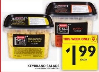 Food Basics Keybrand Salads offer
