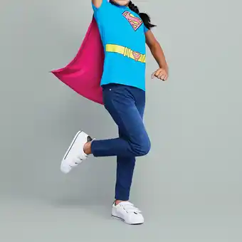 Giant Tiger Girl's licensed superhero t-shirt with cape offer