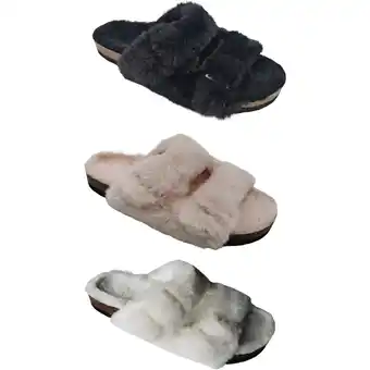 Giant Tiger Carisma women's plush footbed slippers offer