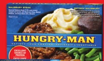 Walmart Hungry-man frozen entrees offer