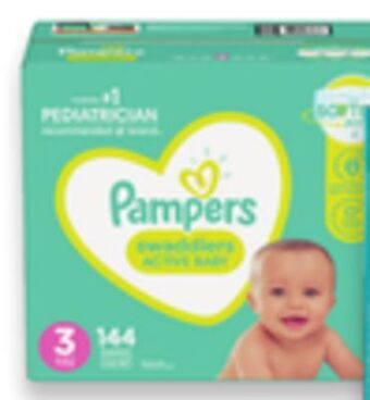 Walmart Pampers swaddlers super econo diapers offer