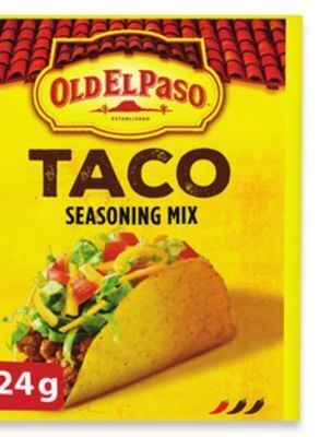 Walmart Old el paso taco seasoning mix offer