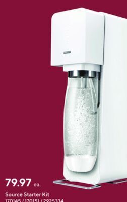 Staples Sodastream source starter kit offer