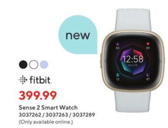 Staples Fitbit sense 2 smart watch offer