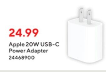 Staples Apple 20w usb-c power adapter offer