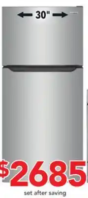Lowe's Frigidaire 18.3 cu. ft. refrigerator offer