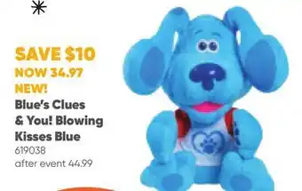 Toys R us Blue's clues & you! blowing kisses blue offer