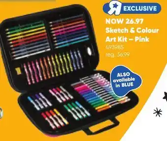 Toys R us Crayola sketch & colour art kit – pink offer