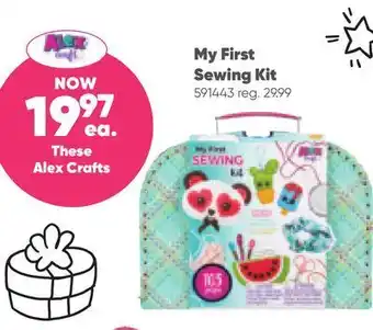 Toys R us Alex my first sewing kit offer