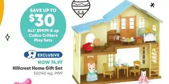 Toys R us Calico critters hillcrest home gift set offer