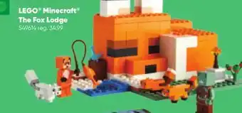 Toys R us Lego® minecraft® the fox lodge offer