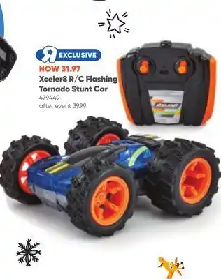 Toys R us Xceler8 r/c flashing tornado stunt car offer