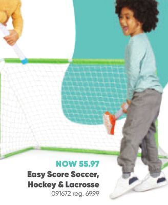 Little tikes easy score soccer, hockey & lacrosse