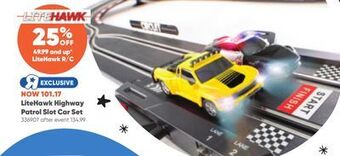 Toys R us Litehawk highway patrol slot car set offer