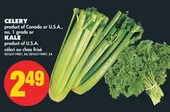 No Frills Celery or kale offer