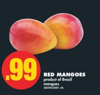 No Frills Red mangoes offer