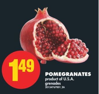 No Frills Pomegranates offer