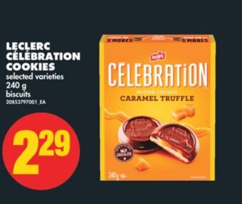 No Frills Leclerc célébration cookies, 240 g offer