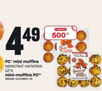 Independent Grocer Pc® mini muffins, 12's offer