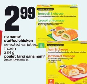 Independent Grocer No name® stuffed chicken, 284 g offer